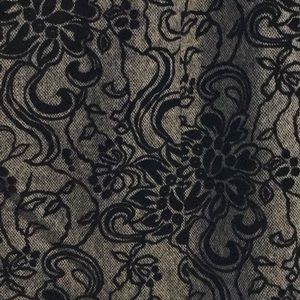 Loft gray and black floral print skirt size 10